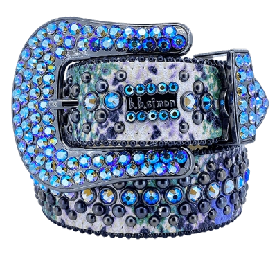 B.B. Simon Swarovski Crystal Belt Kish-Mermaid 01