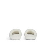 Balenciaga Furry Slides White