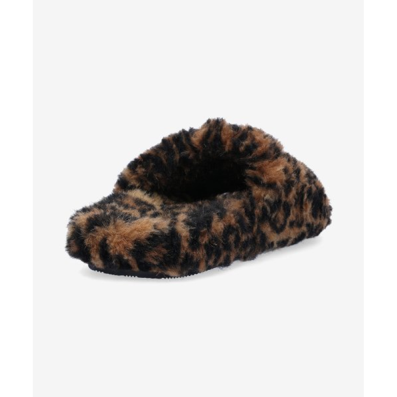 Balenciaga Furry Slides 'Leopard'