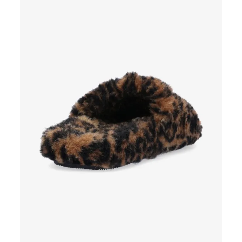 Balenciaga Furry Slides 'Leopard'