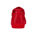 Christian Louboutin Louis Junior Spikes Cap Toe Leather Sneakers Red