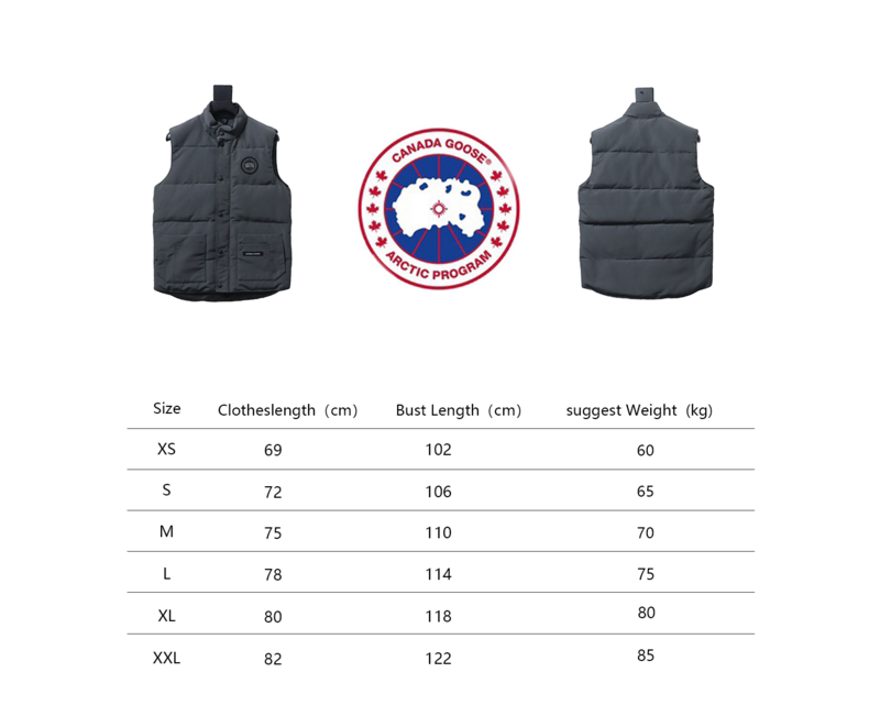Canada Goose Black Label Vest Grey