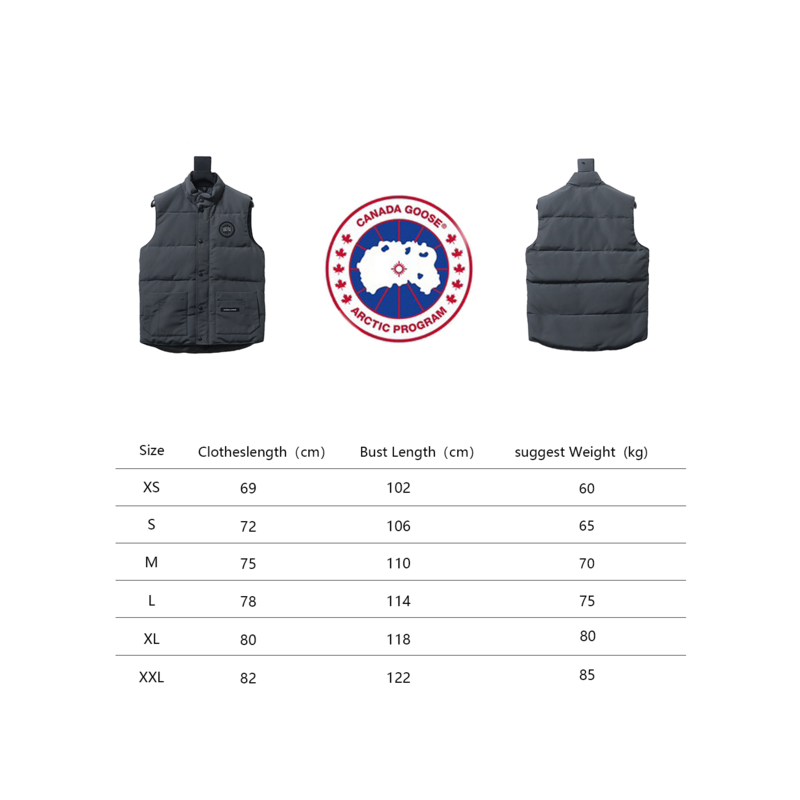 Canada Goose Black Label Vest Grey