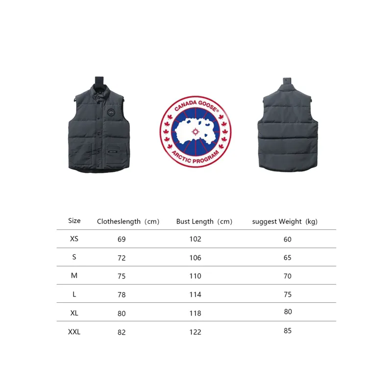 Canada Goose Black Label Vest Grey