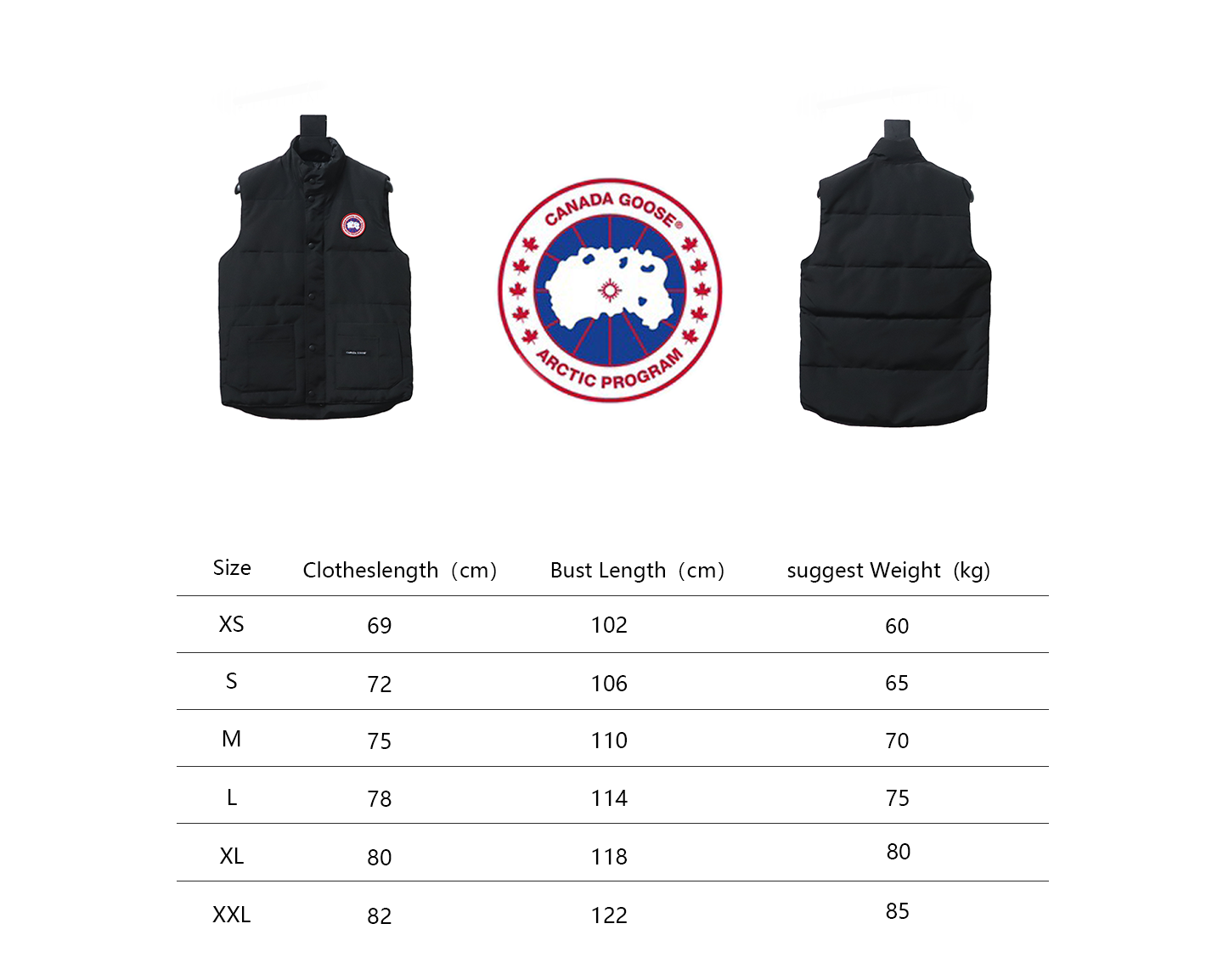 Canada Goose Freestyle Crew Gilet Black