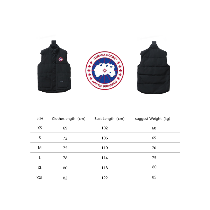 Canada Goose Freestyle Crew Gilet Black