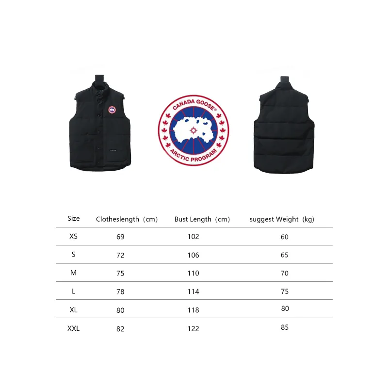 Canada Goose Freestyle Crew Gilet Black