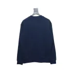 Burberry BBR 24Fw Oak Horse Embroidery Navy Blue Crewneck Sweatshirt