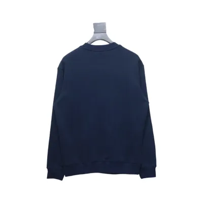 Burberry BBR 24Fw Oak Horse Embroidery Navy Blue Crewneck Sweatshirt 02