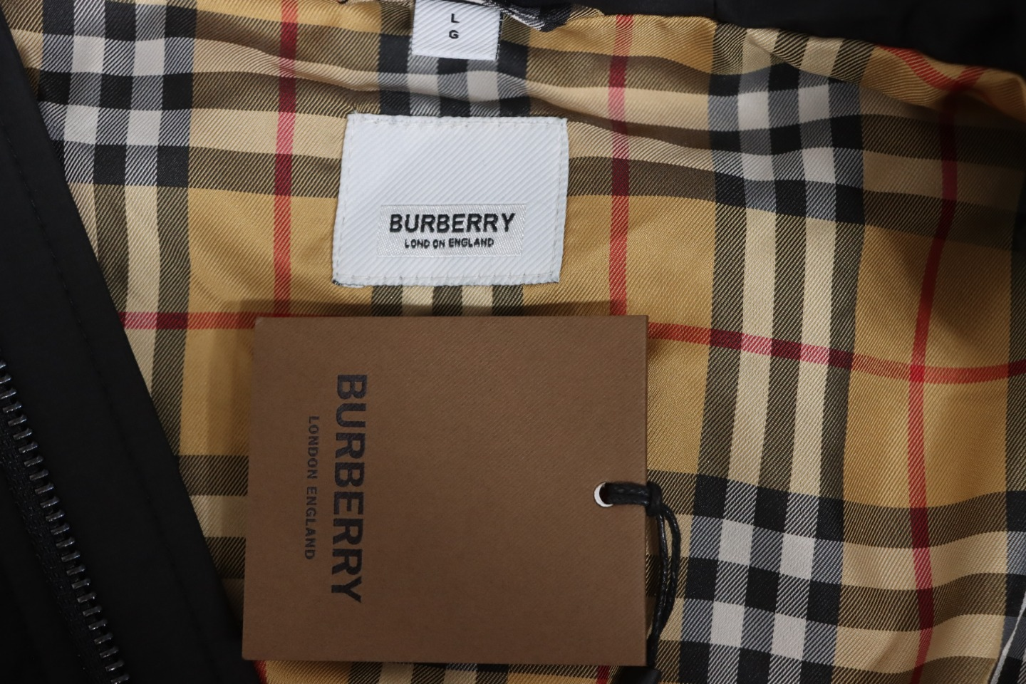 Burberry Horse Logo Padded Hooded Jacket
