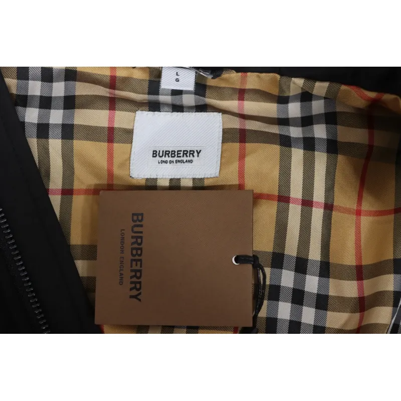 Burberry Horse Logo Padded Hooded Jacket