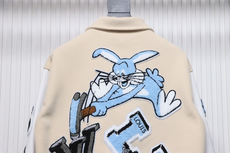 Louis Vuitton Bugs Bunny Varsity Jacket White