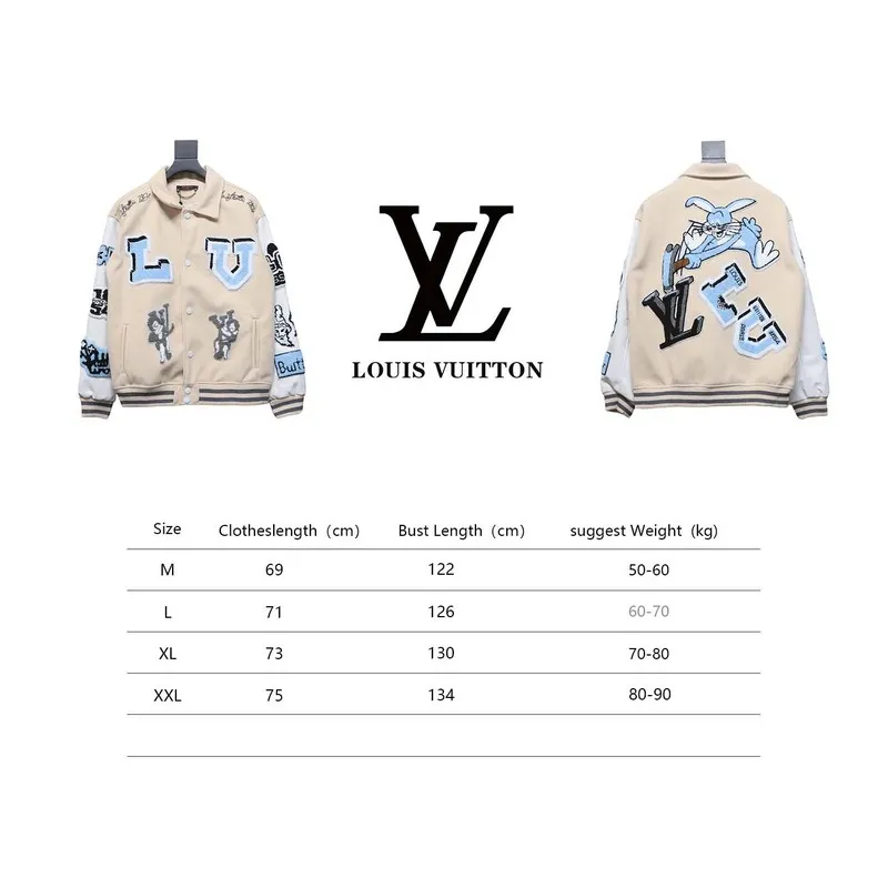 Louis Vuitton Bugs Bunny Varsity Jacket White