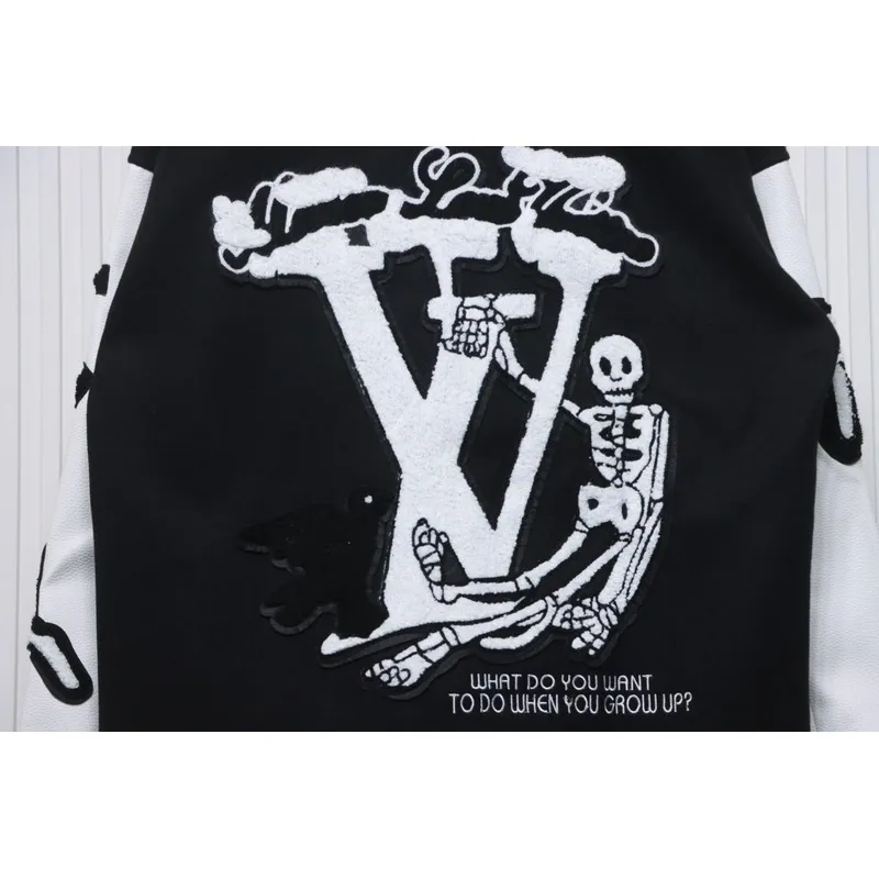 Louis Vuitton Wizard of Oz baseball Jacker Black