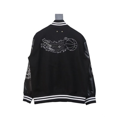 Louis Vuitton x NBA Leather Basketball Jacket Black 02