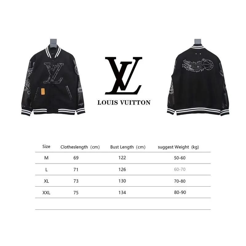 Louis Vuitton x NBA Leather Basketball Jacket Black