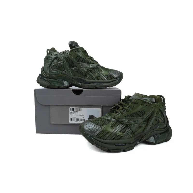 PK God Batch Balenciaga Runner Sneaker 'Dark Green' 677403 W3RB1 3031