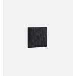 Dior Oblique Jacquard Compact Wallet Black