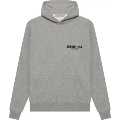 Fear of God Essentials Relaxed Hoodie Dark Oatmeal 01