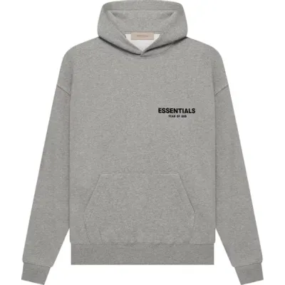 Fear of God Essentials Relaxed Hoodie Dark Oatmeal 01