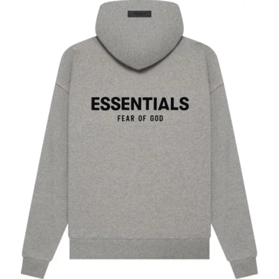 Fear of God Essentials Relaxed Hoodie Dark Oatmeal 02