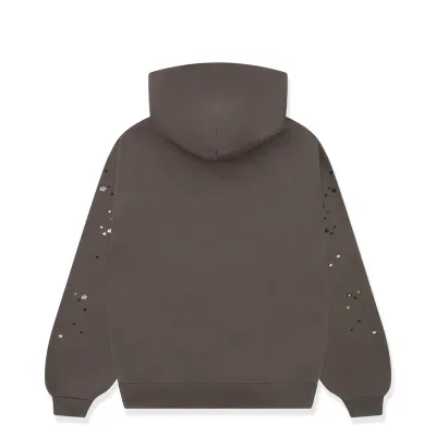 Sp5der Punk V2 Hoodie Slate Gret 02