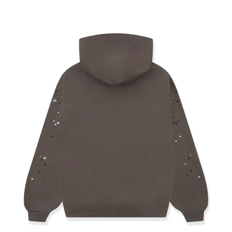 Sp5der Punk V2 Hoodie Slate Gret