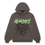 Sp5der Punk V2 Hoodie Slate Gret