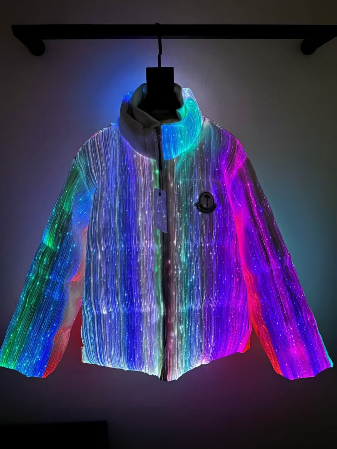 Moncler × Palm Angels Moncler Maya 70 By Palm Angels Down Jacket Colorful Light