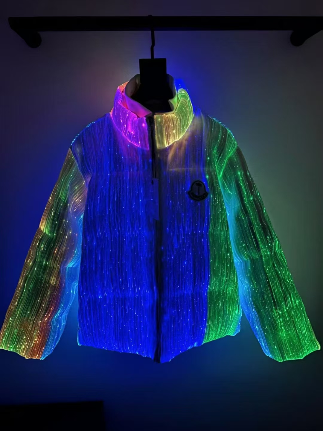 Moncler × Palm Angels Moncler Maya 70 By Palm Angels Down Jacket Colorful Light
