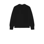 AMI Paris  Monogram Wool Cardigan Black Red