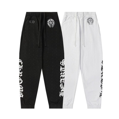 Chrome Hearts Horseshoe Logo Sweatpants 01
