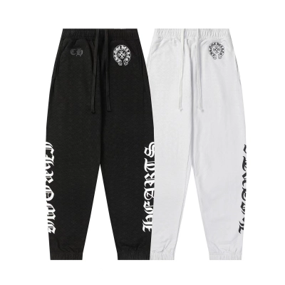 Chrome Hearts Horseshoe Logo Sweatpants 01