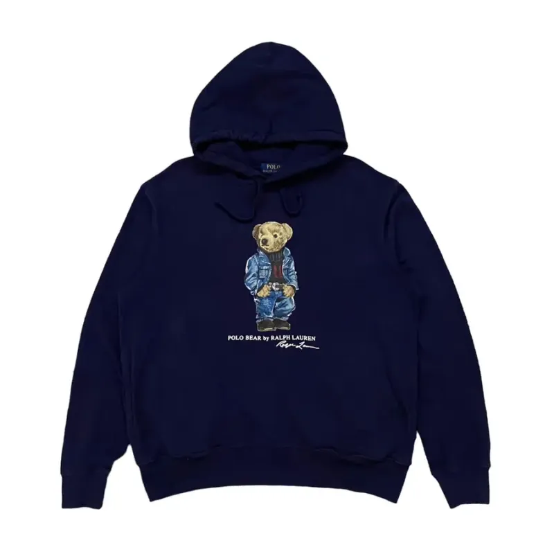 Polo Ralph Laurent Bear Hoodie Navy