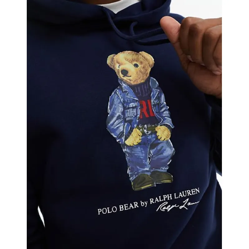 Polo Ralph Laurent Bear Hoodie Navy