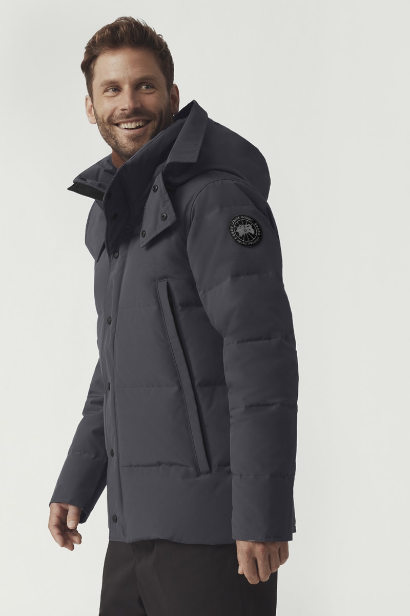 Canada Goose Wyndham Parka Black Label Coastal Grey