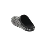 Marni Calfskin Fussbett Sabot Black Leather with Rhinestones SBMR000600P639400N99