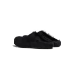 Marni Long hair Calfskin Fussbett Sabot Black SBMR000600P412200N99