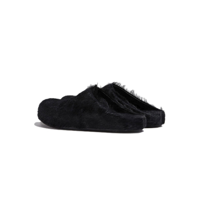 Marni Long hair Calfskin Fussbett Sabot Black SBMR000600P412200N99 02