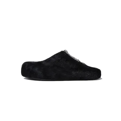 Marni Long hair Calfskin Fussbett Sabot Black SBMR000600P412200N99 01