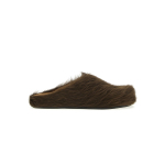 Marni Long hair Calfskin Fussbett Sabot Brown SBMS004601P412200M37