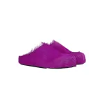 Marni Long hair Calfskin Fussbett Sabot Fuchsia SBMR000600P412200C58