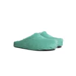 Marni Long hair Calfskin Fussbett Sabot Green SBMR000600P412200V38