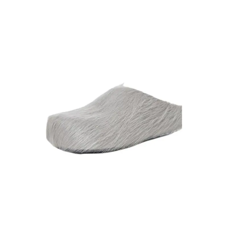 Marni Long hair Calfskin Fussbett Sabot Grey SBMR000600P412200N15