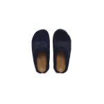 Marni Long hair Calfskin Fussbett Sabot Navy SBMR000600P412200B84