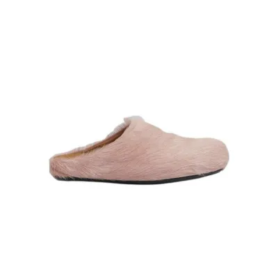 Marni Long hair Calfskin Fussbett Sabot Pink SBMS004601P412200C29 02