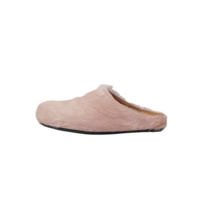 Marni Long hair Calfskin Fussbett Sabot Pink SBMS004601P412200C29 01