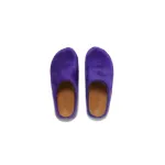 Marni Long hair Calfskin Fussbett Sabot Purple SBMR000600P623600C74