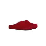 Marni Long hair Calfskin Fussbett Sabot Red SBMS004601P412200R66
