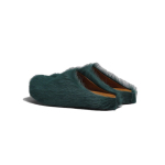Marni Long hair Calfskin Fussbett Sabot Sea Green SBMR000600P412200V78